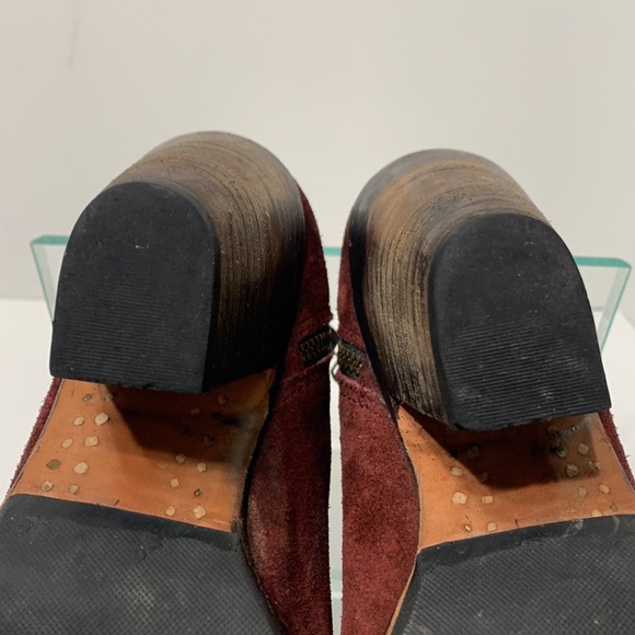 FREEBIRD Detroit red wine suede bootie - Picture 11 of 16